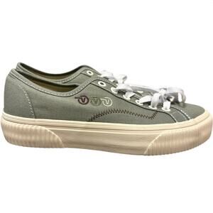Vans x Michael February VR3 Cush Sage Green Canvas Sneakers Sample Rare Boho